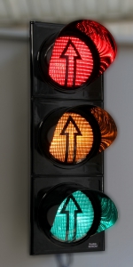 Traffic light 300mm with arrow